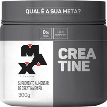Imagem de Creatina 300g Max Titanium Mono Hidratada Sem Sabor, 300g, Sem Sabor