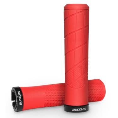 Imagem de BUCKLOS Manoplas De Guidão Bicicleta Com Trava Única - Mountain Bike Antiderrapante Para Mtb, Bmx, Scooter, Praia, Dobrável