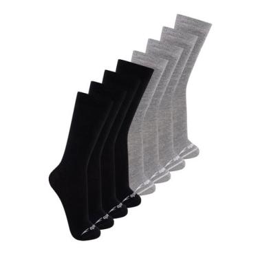 Imagem de Kit com 8 Pares de Meias Esportiva Cano Longo Speedo 8026 Colorido, Pr