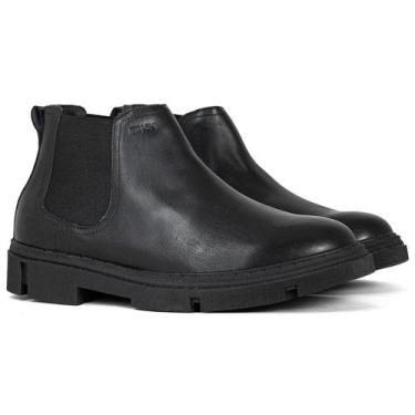 Imagem de Bota Masculina Ferracini 24h Aston Couro Tratorada Confortável Elástic