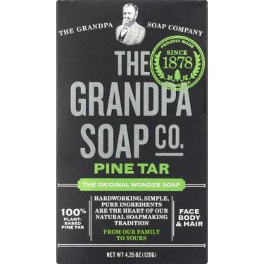 Imagem de Sabonete Grandpa Pine Tar 125 ml (pacote com 2) The Grandpa Soap Co. -
