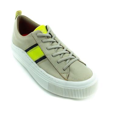 Imagem de Sapatênis Masculino Perlatto Car006 - Off White E Verde-Masculino