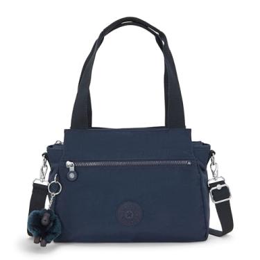 Imagem de Kipling Bolsa de ombro metálica Elysia, Azul Bleu, 11.5"L x 9"H x 5"D