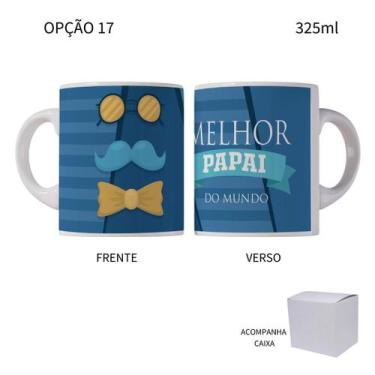 Imagem de Caneca 325ml Feliz Dia Do Pais Melhor Pai Do Mundo Super Pai - LARANJA