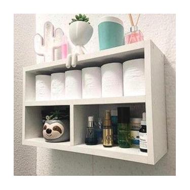 Imagem de Nicho aéreo 100 MDF PARA BANHEIRO QUARTO SALA COZINHA - In MDF