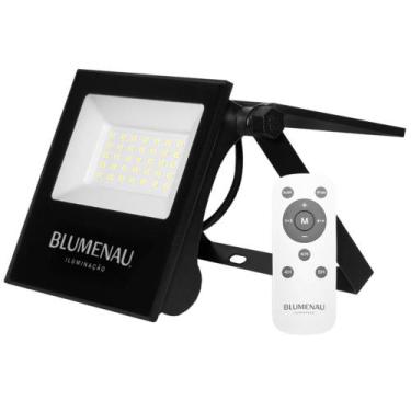 Imagem de REFLETOR LED PLAY SOLAR 30w ALUMINÍO BIVOLT 110/220V IP65 BRANCO 6500k