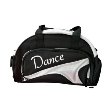 Imagem de oshhni Bolsa para sapatos de dança, bolsa para roupas, elegante, feminina, versátil, esportiva, para academia, treino, dança, fim de semana, exercícios ao ar