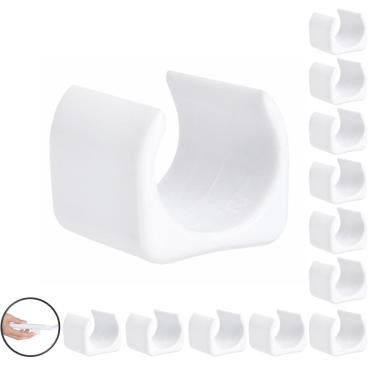 Imagem de Kit 12 Peças Proteção Para Pés Cadeiras 19mm Branco - 2308 Mor