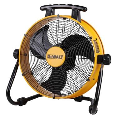 Imagem de DEWALT Ventilador de chão DXF1840, ventiladores industriais, ventilador de alta velocidade de 45 cm com circulador de ar resistente de 3 velocidades e inclinação ajustável de 180, ventilador giratório