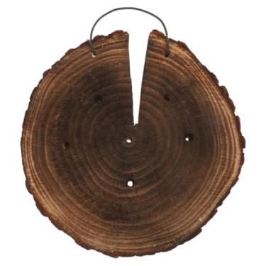 Imagem de Hemoton Elegante tábua suspensa de samambaia Staghorn de madeira, suporte de parede para decoração de parede