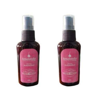 Imagem de 2 Aromatizador Carro Cheirinho Automotivo Perfume Spray Carro Perfumad