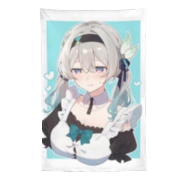 Imagem de LIEGBMEU Sexy Bikini Hot Anime Girl Tapeçaria 152.4 cm x 228.6 cm Interior Exterior Wall Quilt Art Decoração de Tapeçaria Caprichosa, AF169