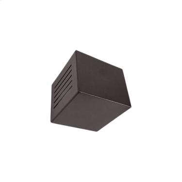 Imagem de Arandela cubo 10 fachos 10x10x9 sem base soquete G9 BL 08/10 marrom