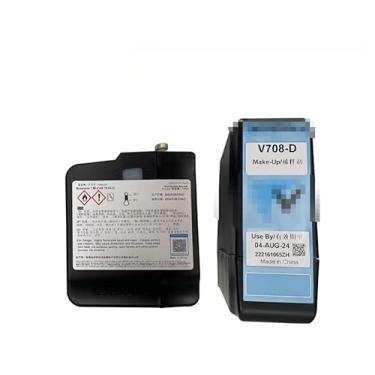 Imagem de Cartucho de tinta compatível VJ V4201-D 750ml cij para impressora jato de tinta CIJ V1240 1280 1580 1880