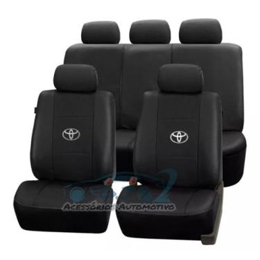 Imagem de capa para banco de carro em couro cor preto Camry 2011 - gj acessorios