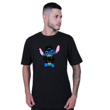 Imagem de Camiseta Unissex Lilo Stitch Gangster - Lafre, Preto, G