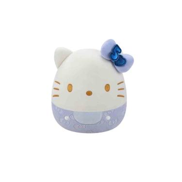 Imagem de Pélucia Hello Kitty Azul De 20Cm (50 Anos) - Squishmallows