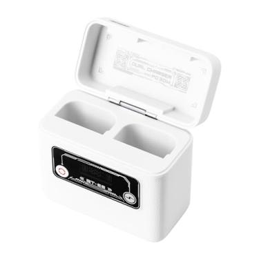 Imagem de VILTROX Carregador duplo de bateria, 5500mAh estação de armazenamento & 30W hub de carregamento rápido para Canon LP-E6P LP-E6NH, 40.7Wh USB-C estojo de carregamento duplo com tela para Canon EOS R