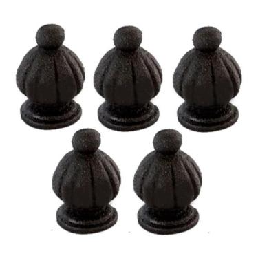 Imagem de Kit 5 Pinha Ferro Fundido N13 Para Grade Sacada Muro 5X3Cm - FUNDIÇAO 