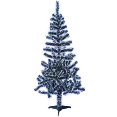 Imagem de Arvore de natal nevada com 220 galhos e pe de plastico 1,50m - RIO MAS