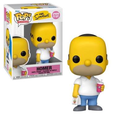 Imagem de Boneco Funko Pop! Os Simpsons - Homer com Krusty Burger - Candide