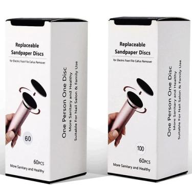 Imagem de Discos de lixa de reposição, 120 unidades para lima elétrica - IBN G