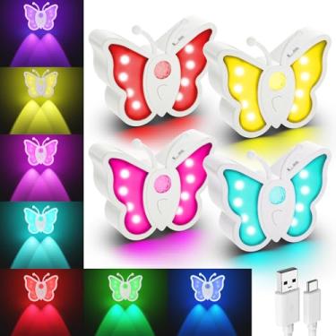 Imagem de LOFTEK Luz noturna com sensor de movimento - Luz noturna recarregável para crianças, arandela magnética sem fio para quarto, banheiro, berçário, armário, escadas, corredor, presente de Natal de