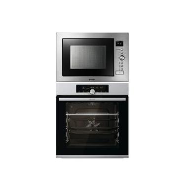 Imagem de KIT GORENJE DE EMBUTIR FORNO MICROONDAS 60CM 1000W E FORNO ELÉTRICO 77L COM PUXADOR EM INOX 220V 220