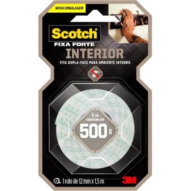 Imagem de Scotch, 3M, Fixa Forte, Fita Dupla Face, Espuma, 12mm x 1,5m