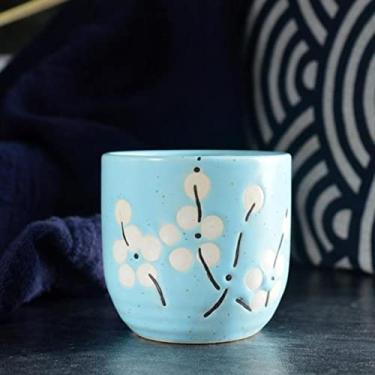 Imagem de Conjunto de 6 peças copo de vinho de cerâmica caneca de café de cerâmica para restaurante copos de saquê utensílios de mesa Kongfu xícara de chá