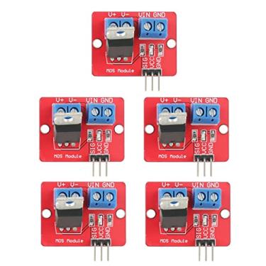Imagem de 5 Placas de Driver MOSFET, Saída PWM, Unidade de 0-24 V, Ajuste de Velocidade Contínuo