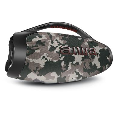 Imagem de Caixa de Som Boombox Plus AIWA BBS-01-BG 200W BT 30H IP66 USB Cinza