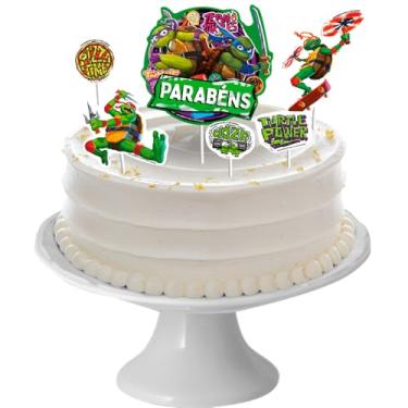 Imagem de DECORACAO DE BOLO CENARIO TARTARUGAS NINJA 06 un.