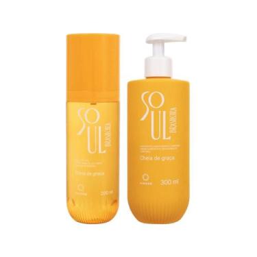 Imagem de Kit Body Splash + Hidratante Soul Brasileira Cheia de Graça - Hinode