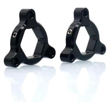 Imagem de BYYINGSUS Ajustadores de pré-carga de garfo de suspensão CNC de 22 mm compatível com CBR929RR CBR600RR CBR954RR RC51 CBR1000RR CBR 600RR 1000RR (preto)