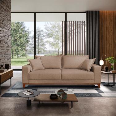 Imagem de Sofá Fixo Living com 3 Lugares Pequim 2.00m Mundial Estofados