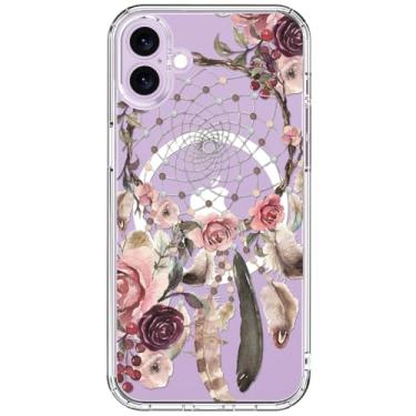 Imagem de ICEDIO Capa para iPhone XX com protetor de tela - compatível com carregamento sem fio, proteção aprimorada da câmera, ajuste fino - capa transparente com design floral moderno para mulheres - Flores