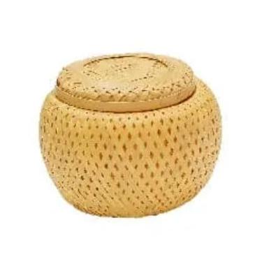 Imagem de Mart, Cesto Em Treliça Com Tampa Em Bambu Natural P