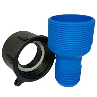 Imagem de Conexão Adaptador Container Ibc Redução 3/4, 1 pol, 1 e 1/2 pol, 2 polegadas (2 Polegadas c/Espigão 1 e 1/2")