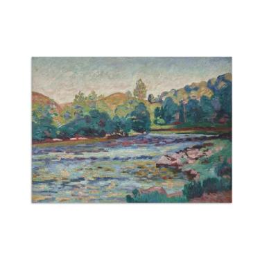 Imagem de Armand Guillaumin Famoso Arte de Parede Pôster-Impressões em Tela para sala de estar-Reprodução pinturas(Creuse) 50x70cm Sem Moldura