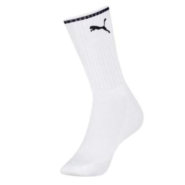 Imagem de Meia Puma Cano Longo Atoalhada Masculina 39/43, Branco, 39-43