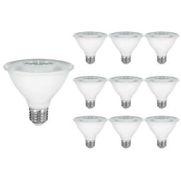 Imagem de Lampada PAR30 tipo Spot Led 9,9w ou 10w Branco Quente 3000k com Soquete E-27 (10)
