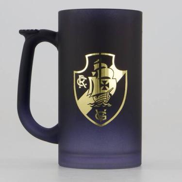 Imagem de Caneca Vasco Chopp Acrílico Preta - Licenciados, Único
