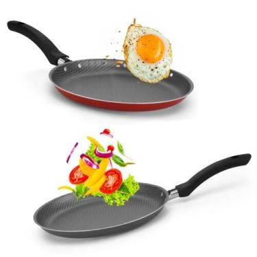 Imagem de Frigideira Fritar Ovo Antiaderente Sem Oleo Alegrete 14Cm