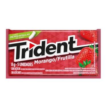 Imagem de Chiclete Trident 8g - MONDELEZ, MORANGO