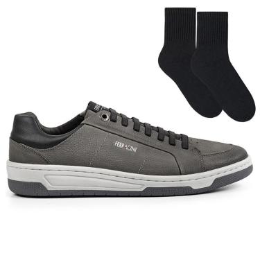 Imagem de Kit Sapatênis Ferracini Vox Masculino + Par De Meia