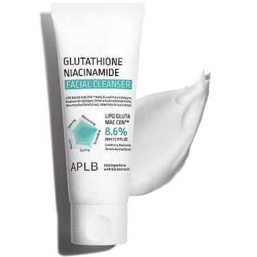 Imagem de APLB Limpador facial com glutationa niacinamida | LIPO GLUTA NIAC CEN 8,6% 2,71 FL.OZ/Korean Skincare, cuida de poros e sebo, nutrição de longa duração e hidratação profunda para pele macia