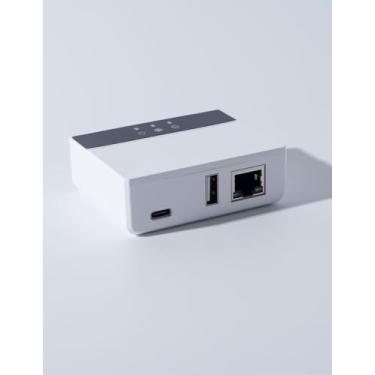 Imagem de Servidor de impressão em nuvem WiFi Bluetooth | Atualize impressoras USB para LAN sem fio e impressão remota, API e MQTT suportados