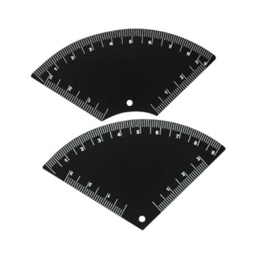 Imagem de FashionCha Régua para microblading, régua para mapeamento de sobrancelhas, suprimentos para guia de desenho rápido, estênceis para design de sobrancelhas