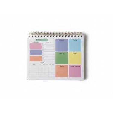 Imagem de Planner Semanal com Horário - 50 Folhas - Tamanho A4